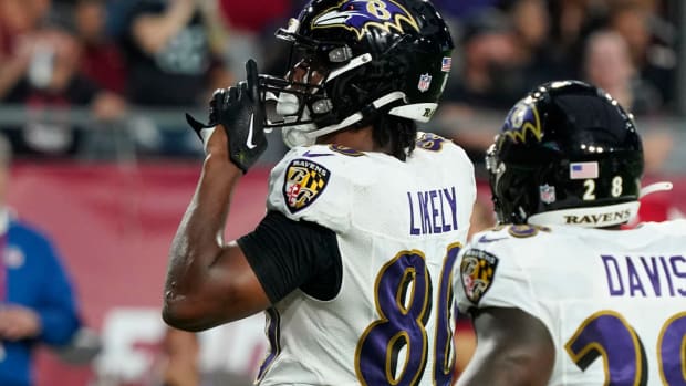 Baltimore Ravens TE Isaiah Likely